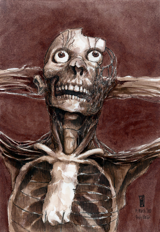 "Flayed Man in Repose (Body Worlds)" is copyright © 2010 by James G. Mundie. All rights reserved.  Reproduction prohibited.