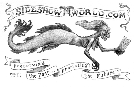 "Logo for SideshowWorld.com" is copyright  2005 by James G. Mundie. All rights reserved.  Reproduction prohibited.