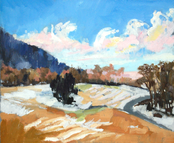 "Schuylkill County (Winter)" is copyright  2008 by Kate Kern Mundie. All rights reserved.  Reproduction prohibited.