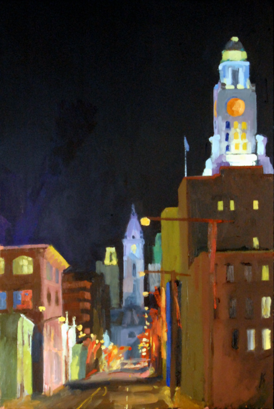 "North Broad Street Nocturne" is copyright  2008 by Kate Kern Mundie. All rights reserved.  Reproduction prohibited.