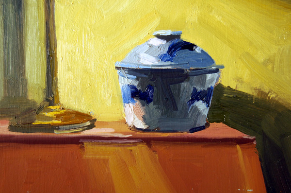"Chinese Bowl and Banker's Lamp" is copyright  2009 by Kate Kern Mundie. All rights reserved.  Reproduction prohibited.