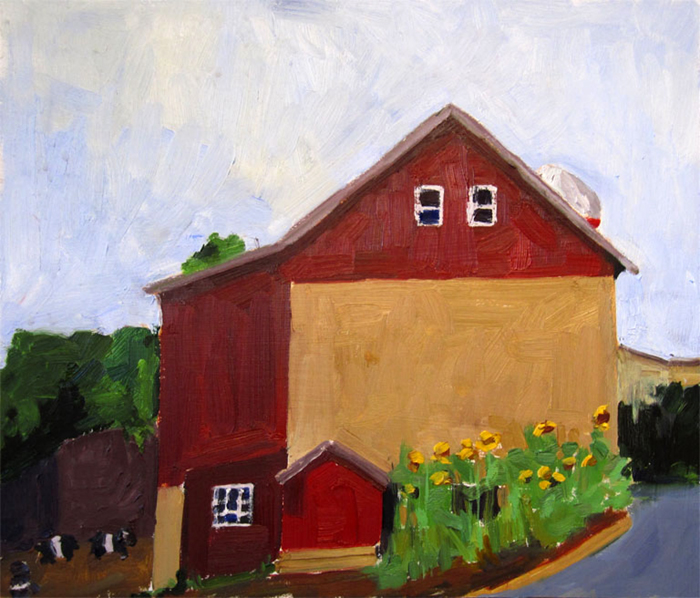 "Smiling Barn" is copyright  2012 by Kate Kern Mundie. All rights reserved.  Reproduction prohibited.
