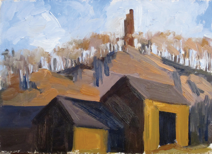 "Bowman's Hill (study)" is copyright  2012 by Kate Kern Mundie. All rights reserved.  Reproduction prohibited.