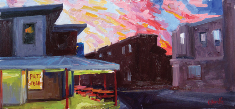 "Cheesesteak Sunrise" is copyright  2012 by Kate Kern Mundie. All rights reserved.  Reproduction prohibited.