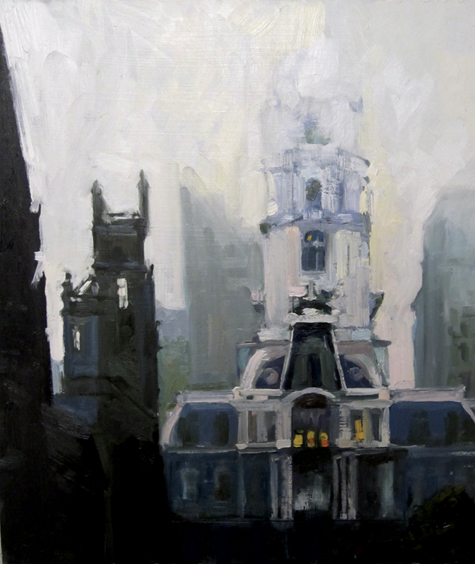 "City Hall in Fog" is copyright  2012 by Kate Kern Mundie. All rights reserved.  Reproduction prohibited.