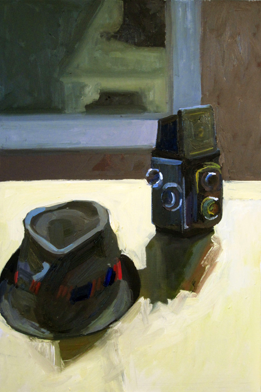 "Hat and Camera" is copyright  2012 by Kate Kern Mundie. All rights reserved.  Reproduction prohibited.