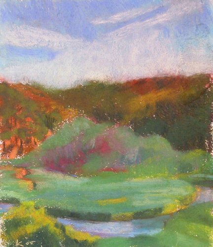 "View From Corn Hill No. 1" is copyright    2005 by Kate Kern Mundie. All rights reserved.  Reproduction prohibited.